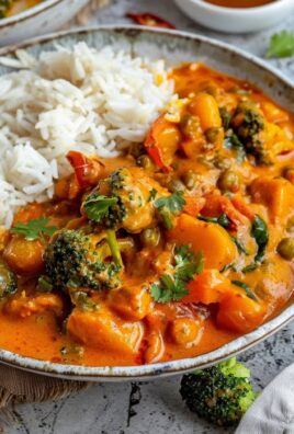 Süßkartoffel Curry mit Brokkoli