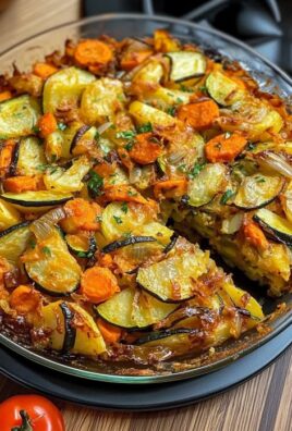 Vegetarischer Kartoffelauflauf: Rezept mit Zucchini, Karotten & Zwiebeln