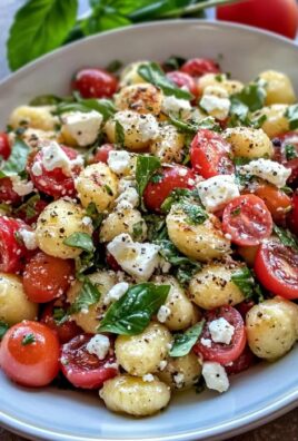 Gnocchi Salat mit Feta und Tomaten