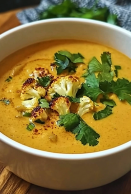 Blumenkohl-Curry-Suppe