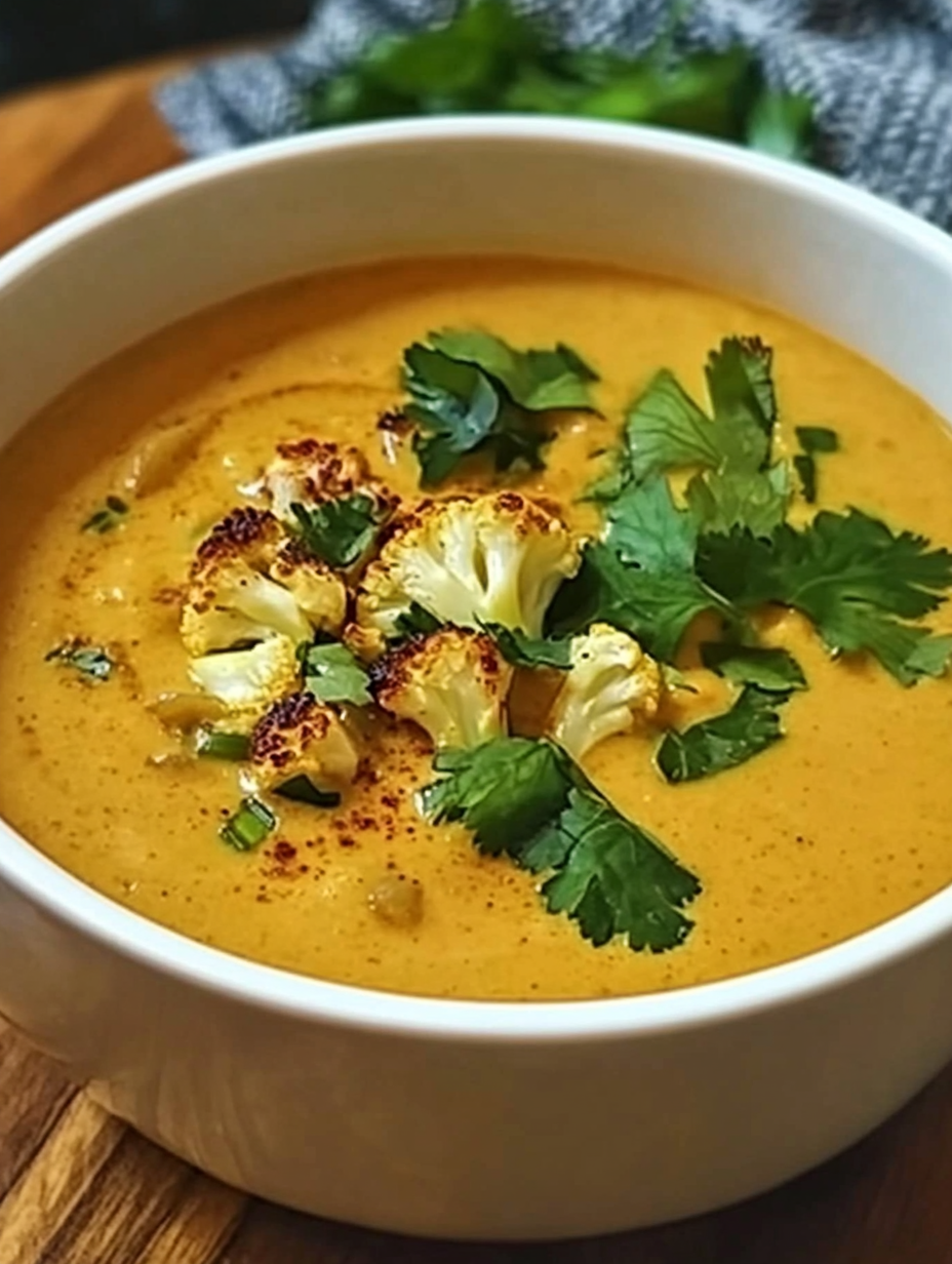 Blumenkohl-Curry-Suppe